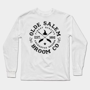 Wiccan Occult Witchcraft Salem Broom Company Long Sleeve T-Shirt